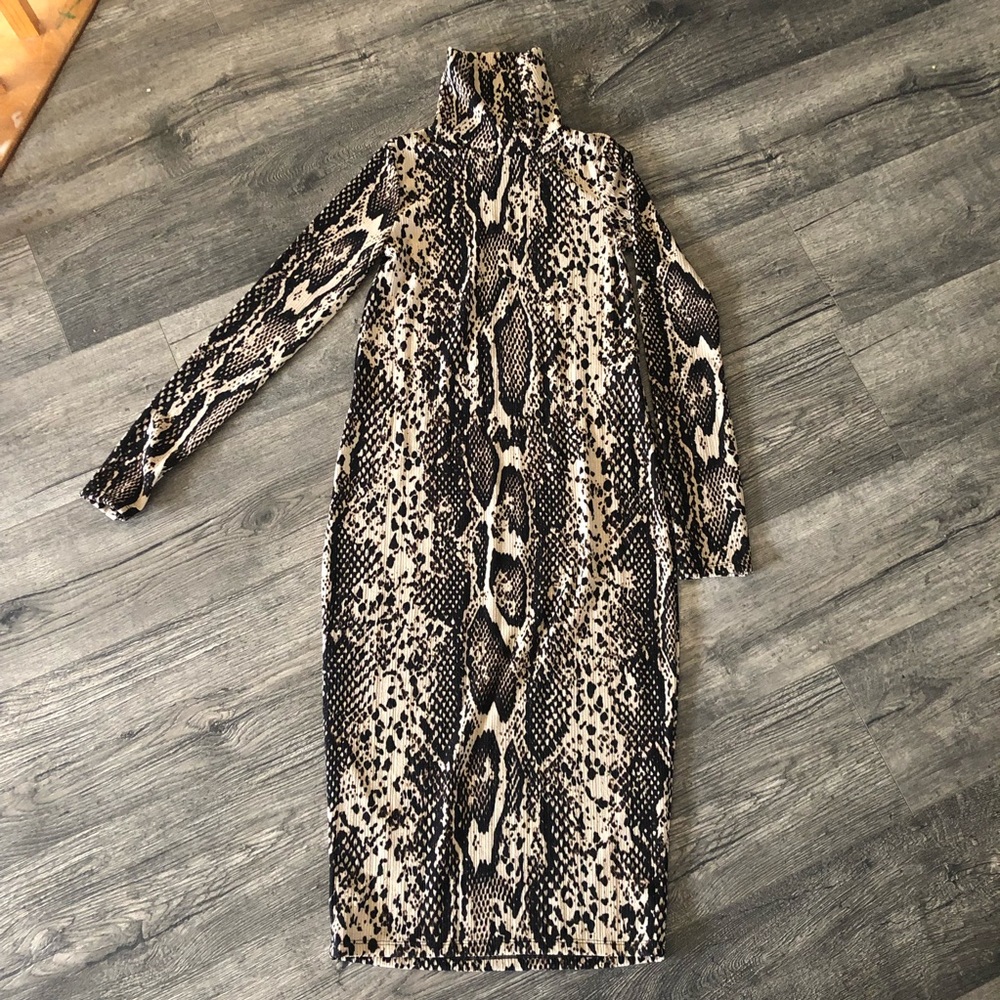 Zara- Snake Print Dress